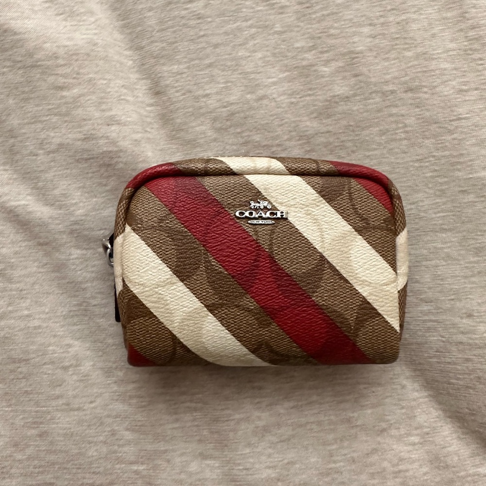 Coach mini boxy cosmetic case